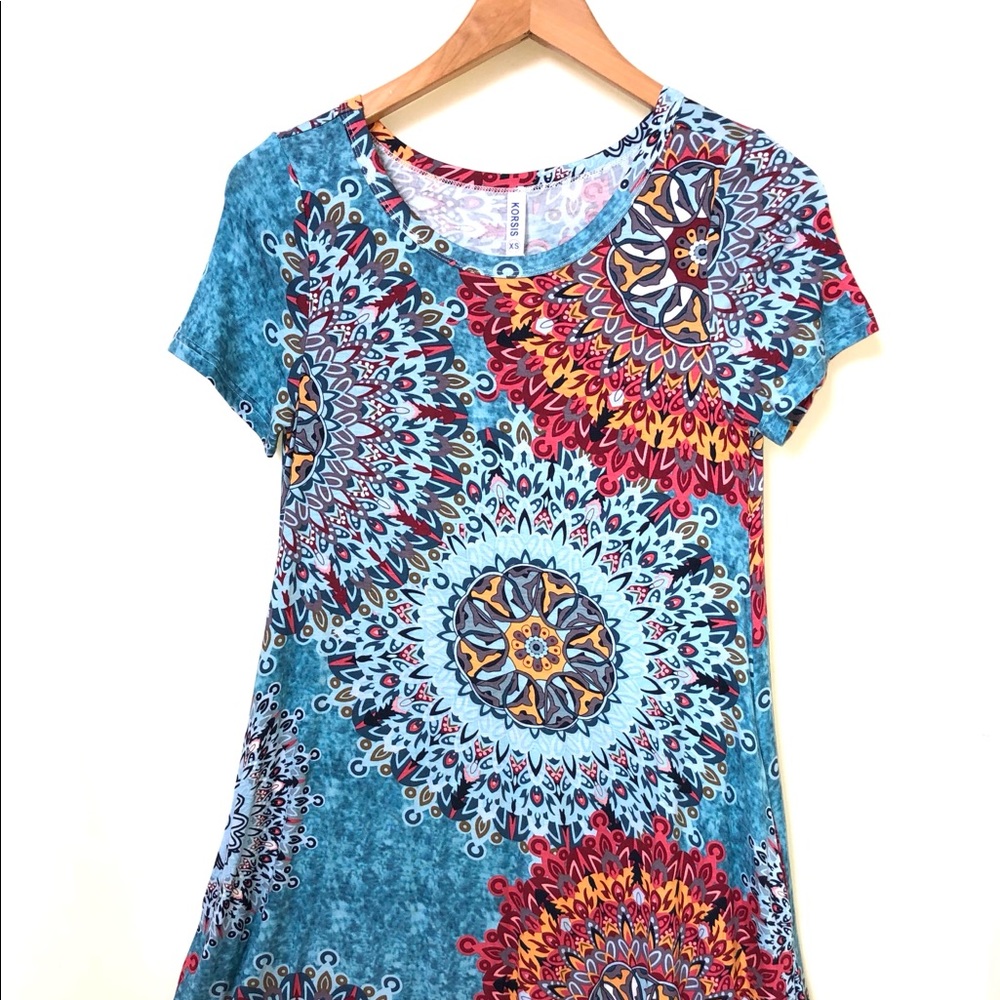 T shirt dress with pockets.